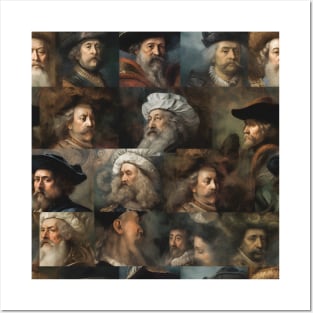 Rembrandt Paintings Mashup Posters and Art